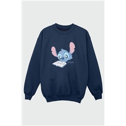 Brands In Lilo  Stitch Reading Girls Sweatshirt