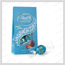 Шарики из молочного шоколада с начинкой из карамели и морской соли Lindt Lindor 137 гр