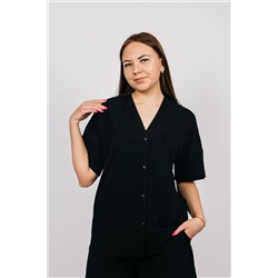 Рубашка женская 0630 - черный (Н)