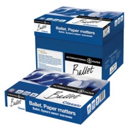 Бумага  А4 500л  80гр. Ballet CLassic 153 % CIE 96% категория В International Paper