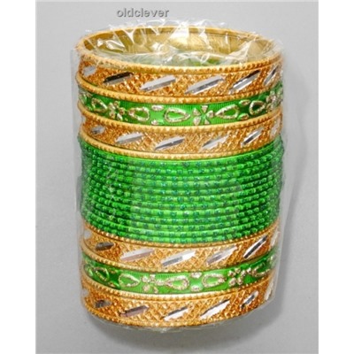 Набор браслетов Деви зеленый BR081-2