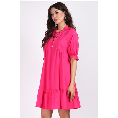 Платье Mia Moda 1454-2 розовая фуксия