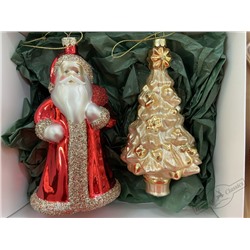 Подарочный набор "Дед Мороз и золотая елочка"