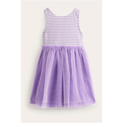 Boden Jersey Tulle Mix Dress