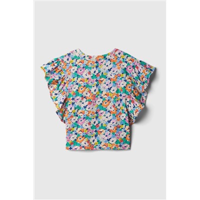 Gap Crinkle Flutter Sleeve Top (6mths-5yrs)