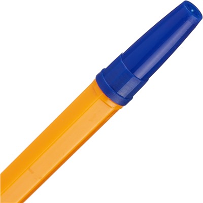 Ручка шариковая неавтомат. Attache Economy оранж.корп. синий стерж