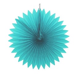Декор из бумаги «Круг», 25 см, цвет голубой