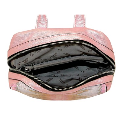 Рюкзак женский розовый расшитый бисером Velina Fabbiano* E 531183-5