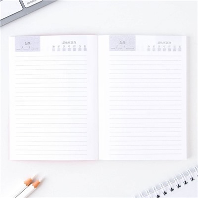 Набор «Любимому воспитателю»: ежедневник А6, 64 листа, блок с липким слоем и ручка