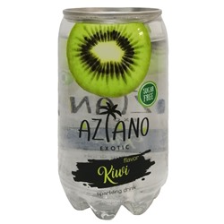 Газированный напиток со вкусом киви Sparkling Aziano (0 кал), 350 мл.