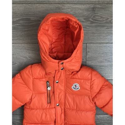 М.17-18 Куртка Moncler оранжевая (116,122,128,134,140)