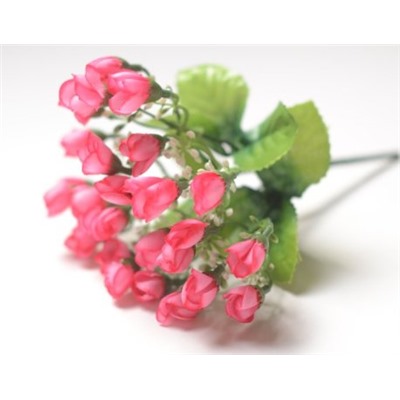 Искусственные цветы, Ветка в букете мелких роз 25 голов (1010237)