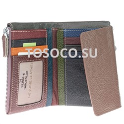 14 9929m-6 tarocolor  кошелек GENUINE LEATHER натуральная кожа 9х14х2