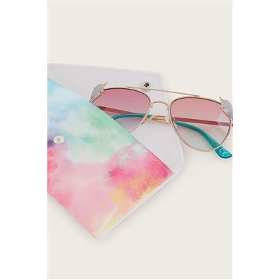 Monsoon Unicorn Blue Embellished Sunglasses