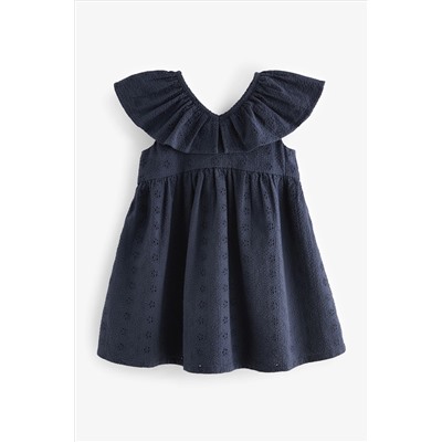 Cotton Broderie Dress (3mths-8yrs)