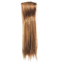 Волосы прямые трессы для игрушек h=250-280 мм, L=470-500 мм (лесной орех) Р8