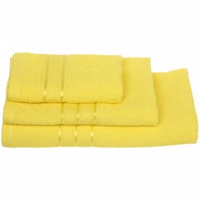 Полотенце махровое 70*120см "Comfort" цвет желтый 01040 плотность 300гр/м2
