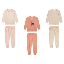 lupilu® Kleinkinder Mädchen Frottee-Pyjama, hoher Baumwollanteil