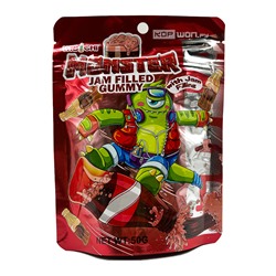 Мармеладные конфеты с начинкой Кола Monster 4D Wischi, Китай, 50 г