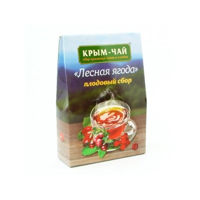 Крым чай плодовый сбор ЛЕСНАЯ ЯГОДА 130гр