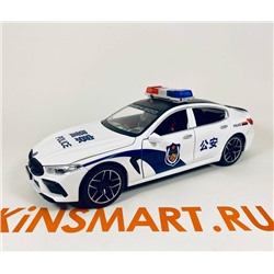 BMW M8 полиция 1:24 Без ИНД упаковки(размер 8*20см) арт М8 1901
