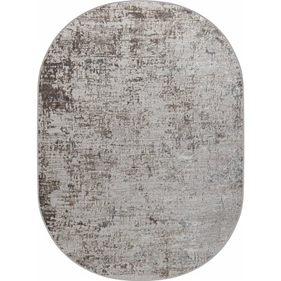 Ковёр овальный Eliza 38554A, размер 83x150 см, цвет grey fls/cream fls