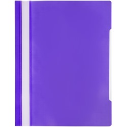 Скоросшиватель пластиковый Attache, А4, Элементари, фиолетовый 10шт/уп