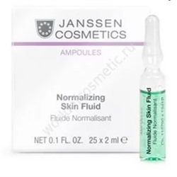 Janssen Skin Excel Glass Ampoules 1941P  Skin Excel Glass Ampoules Normalizing Fluid - Нормализующий концентрат для уход за жирной кожей 25*2 мл
