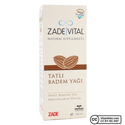 Масло сладкого миндаля Zade Vital 100 мл