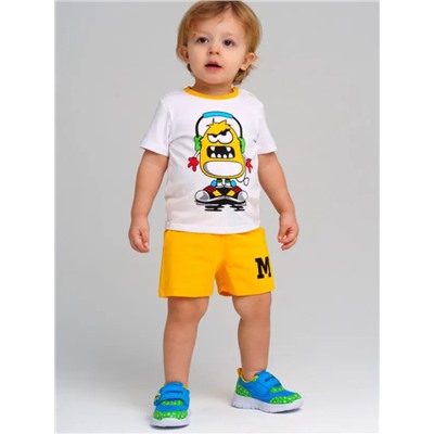 12419099 Комплект детский трикотажный для мальчиков: фуфайка (футболка), шорты