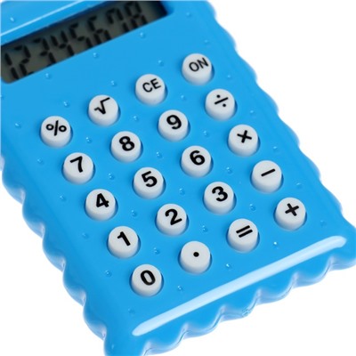 Калькулятор - брелок "Печенье" 8 - разрядный, МИКС