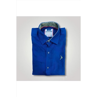 Темно-синяя рубашка для мальчика 311937