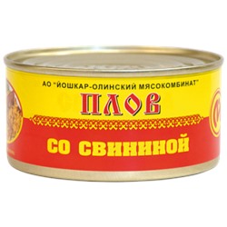 Консервы мясные Плов со свининой №8, 325 г