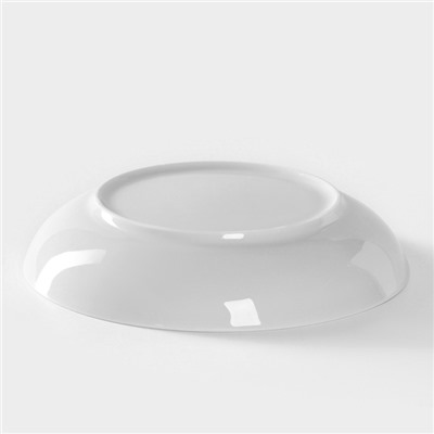 Тарелка фарфоровая глубокая «Универсал», 700 мл, d=20 см, белая