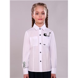 Блузка для девочки 11223, Белый