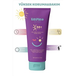 kidsplus Spf50 Sun Care Cream(125ML)-yüksek Koruma-baby Güneş Kremi Kids Plus