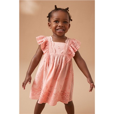 Cotton Broderie Dress (3mths-8yrs)