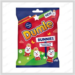 Шоколадные фигурки Кролики с начинкой Fazer Dumle Bunnies 122 гр