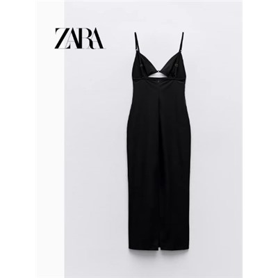 ZAR*A Женское эластичное платье открытого дизайна