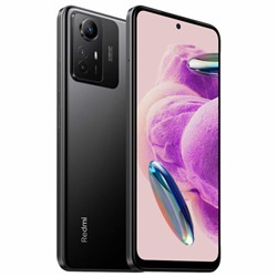 Смартфон XIAOMI Redmi Note 12S, 2 SIM, 6,43", 4G (LTE), 108+8+2 Мп, 8/256 ГБ, черный, MZB0E85RU