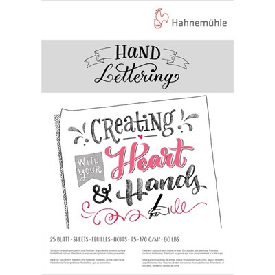 Hahnemuhle Альбом-склейка для леттеринга "Hand Lettering", 170 г/м2, А5, 25 л