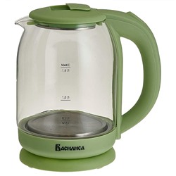 Чайник электрический 1500 Вт, 1,8 л ВАСИЛИСА ВА-1035 зеленый