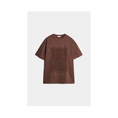 9981-465-231 футболка серо-коричневый