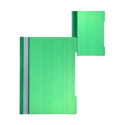 Папка - скоросшиватель Calligrata, А4, 160 мкм, зелёная, прозрачный верх