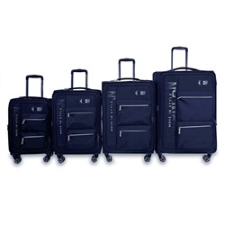 Комплект из 4-х чемоданов  50159 Темно-синий
