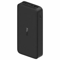 Аккумулятор внешний 20000 mAh, XIAOMI Redmi Fast Charge Power Bank, БЫСТРАЯ ЗАРЯДКА, 2 USB, литий-полимерный, VXN4304GL