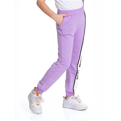 Спортивные штаны MYHANNE для девочек с принтом и эластичной резинкой на талии