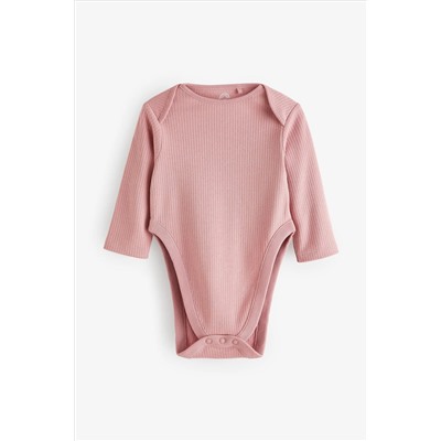 Pink Hip Dysplasia Long Sleeve Bodysuits 3 Pack