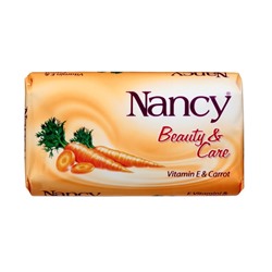 Мыло Nancy фруктовое Морковный сок и Витамин Е 140гр (48шт/короб)