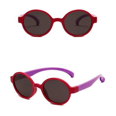 IQ10027 - Детские солнцезащитные очки ICONIQ Kids S5006 С8 пурпурный-сиреневый